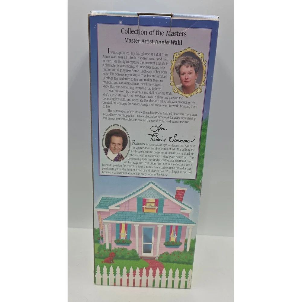 Vintage Richard Simmons Aunt Della Mae Nana's Family Doll‎ Figurine COA in Box